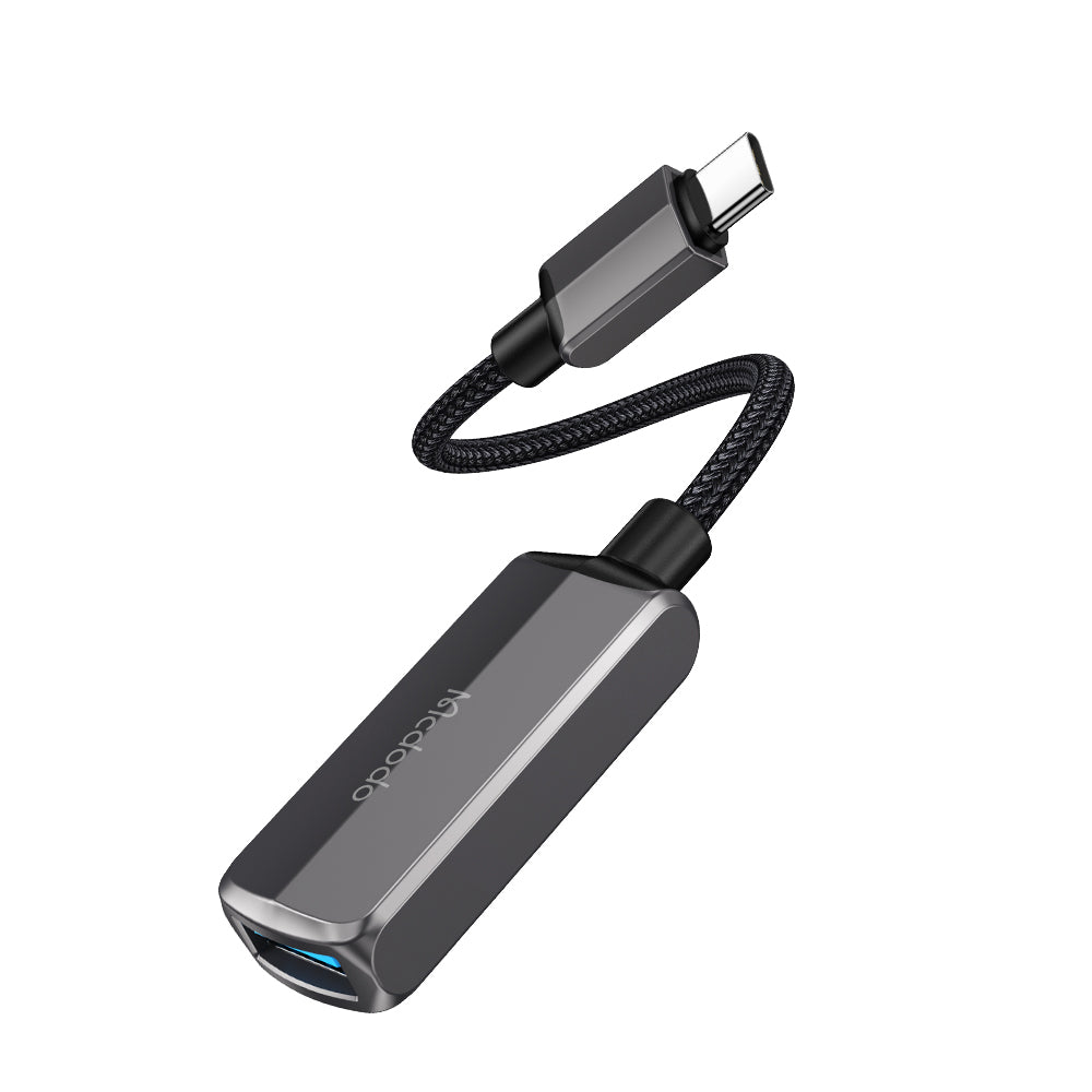 OTG adapter USB-C - USB-A / USB-C McDodo CA-2830, Sivi