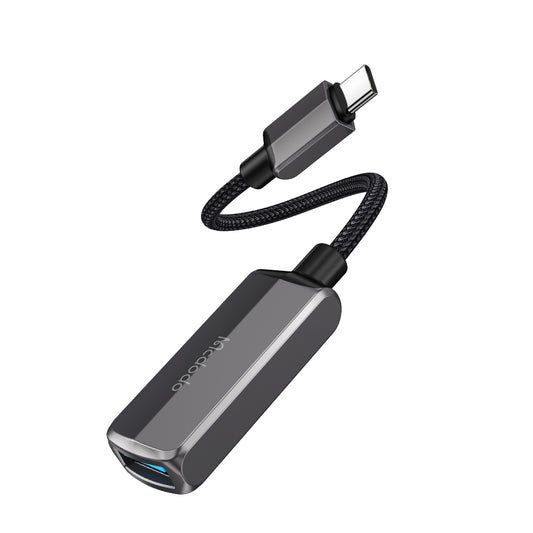 OTG adapter USB-C - USB-A / USB-C McDodo CA-2830, Sivi