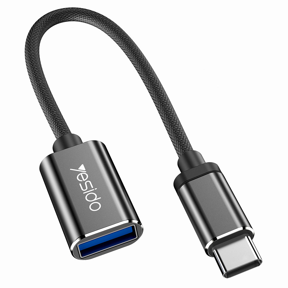Adaptor OTG USB-C - USB-A Yesido GS01, Crni