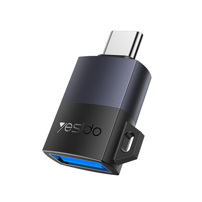OTG adapter USB-C - USB-A Yesido GS31, Sivi