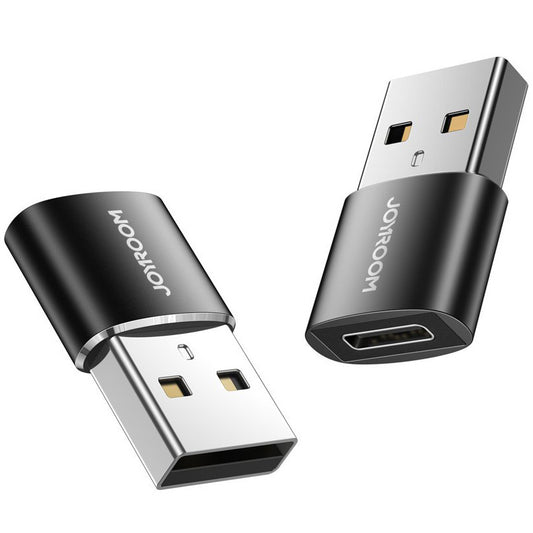 Adapter za podatke i punjenje USB-C - USB-A Joyroom S-H152, Set 2 komada, Crna