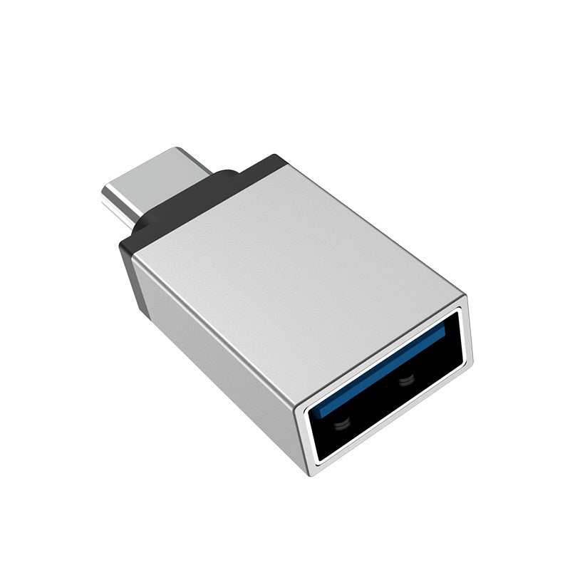OTG adapter USB-A - USB-C Borofone BV3, Srebrni