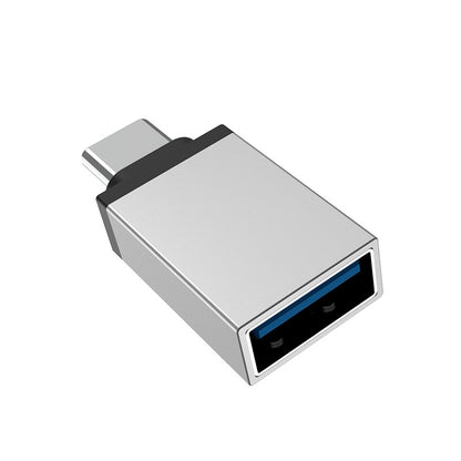 OTG adapter USB-A - USB-C Borofone BV3, Srebrni