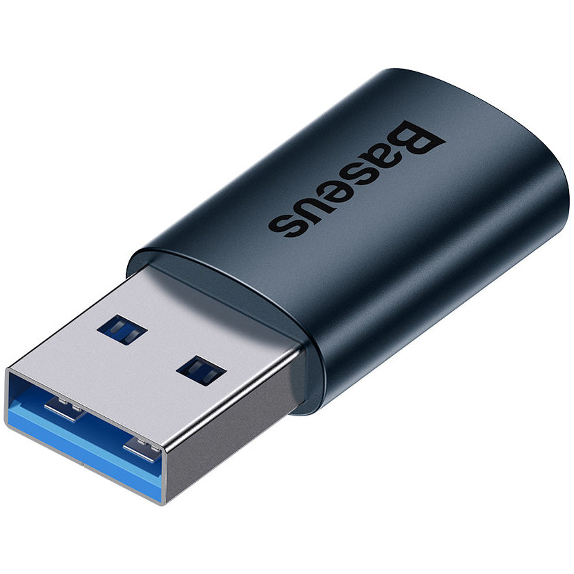 Adapter za prijenos podataka i punjenje USB-C - USB-A Baseus Ingenuity, Plavi ZJJQ000103