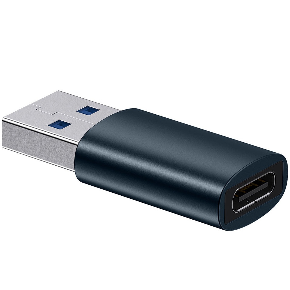 Adapter za prijenos podataka i punjenje USB-C - USB-A Baseus Ingenuity, Plavi ZJJQ000103