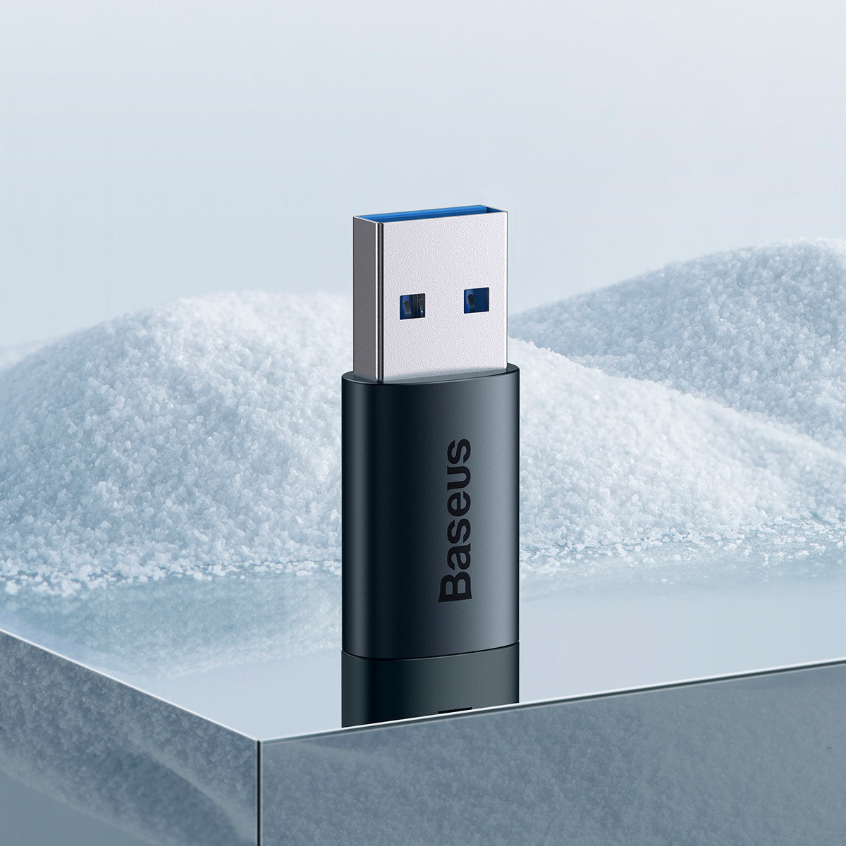 Adapter za prijenos podataka i punjenje USB-C - USB-A Baseus Ingenuity, Plavi ZJJQ000103