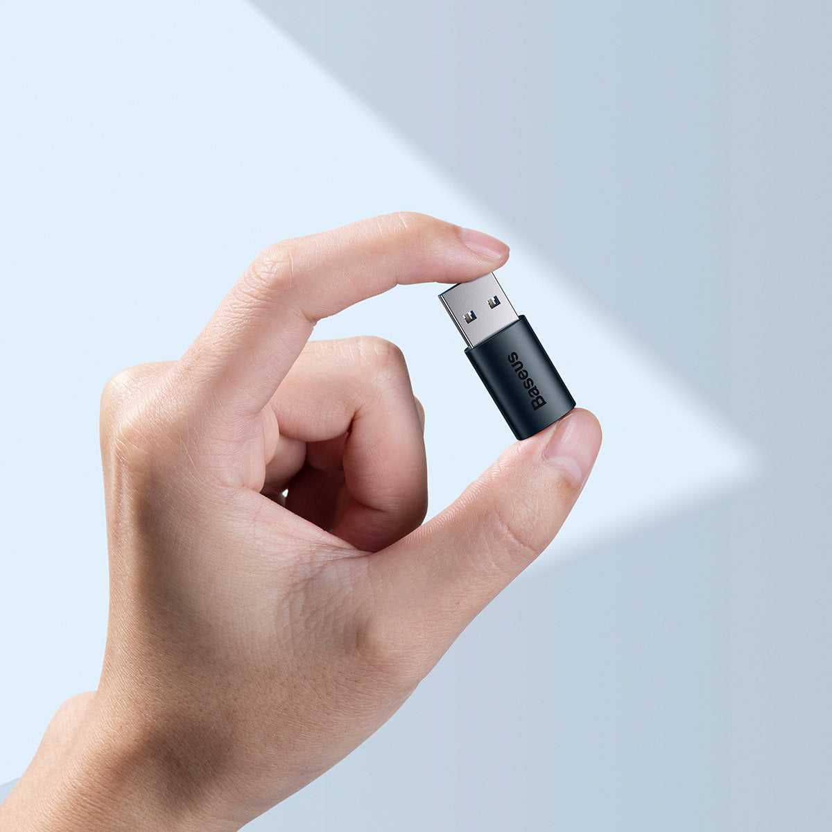 Adapter za prijenos podataka i punjenje USB-C - USB-A Baseus Ingenuity, Plavi ZJJQ000103