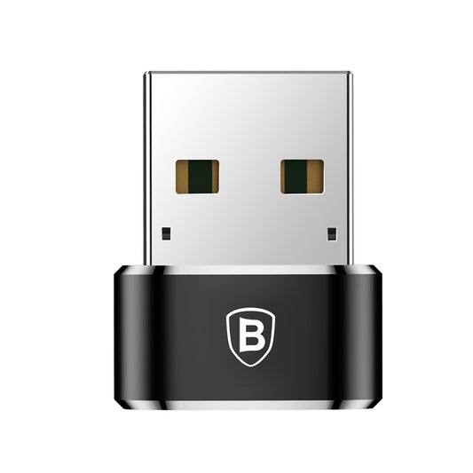 Adapter za prijenos podataka i punjenje USB-C - USB-A Baseus, Crni CAAOTG-01