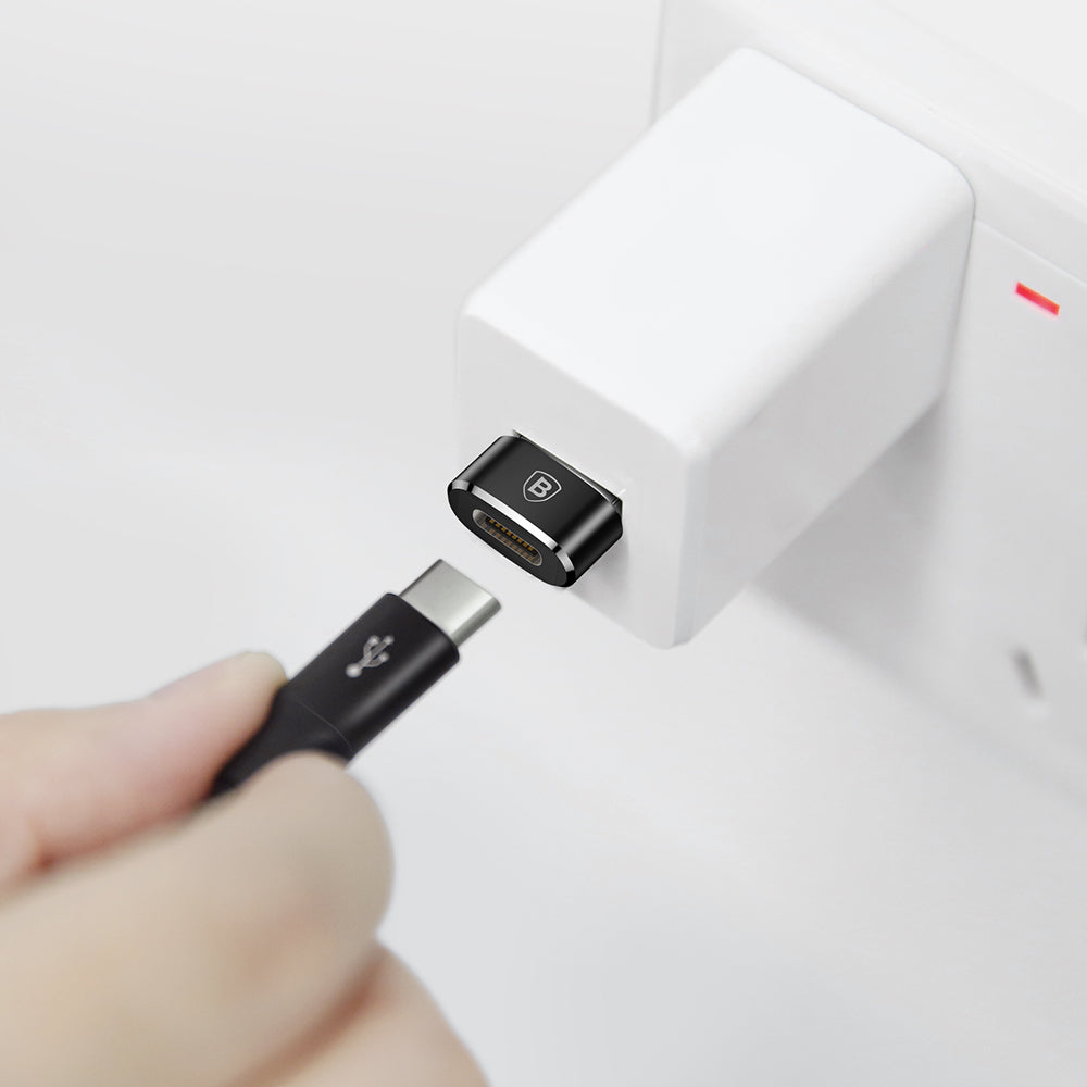 Adapter za prijenos podataka i punjenje USB-C - USB-A Baseus, Crni CAAOTG-01