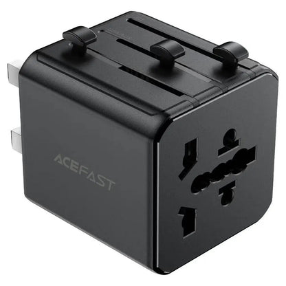Acefast Z11 Travel mrežni adapter, crni
