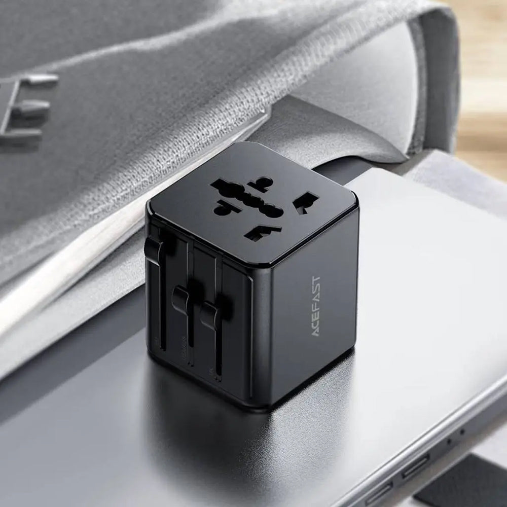 Acefast Z11 Travel mrežni adapter, crni