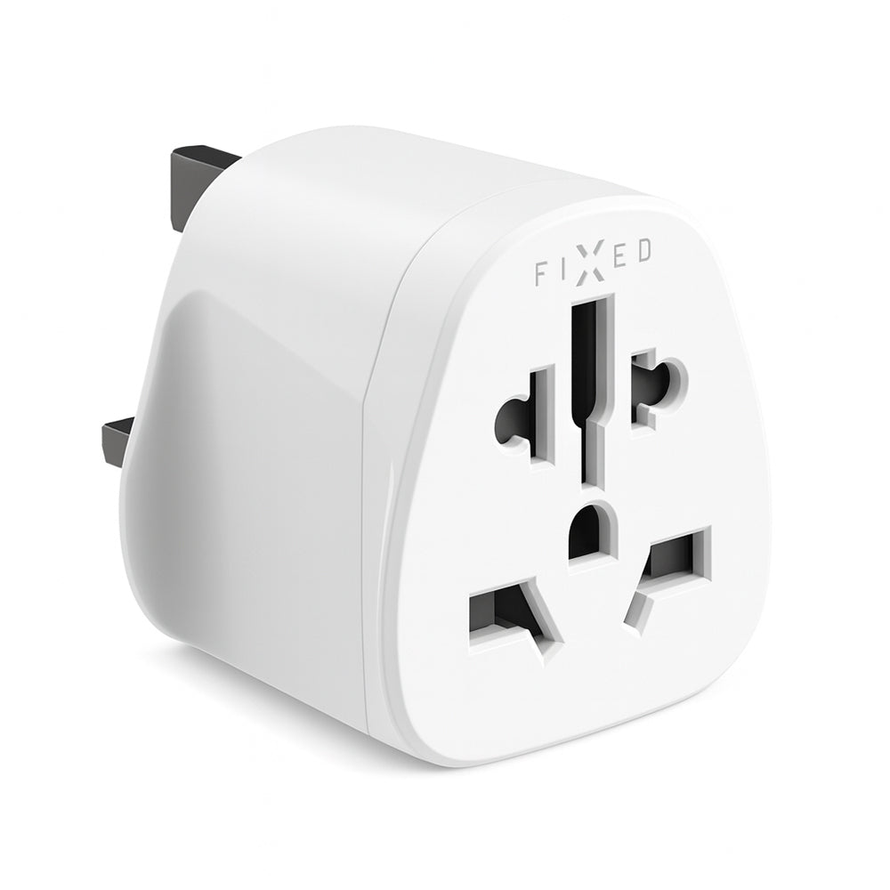 Adaptor mreže Fixed EU / US / AUS - UK, Bijeli