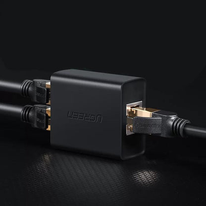 Mrežni adapter UGREEN CM210, RJ45 - 2 x RJ45, Crni