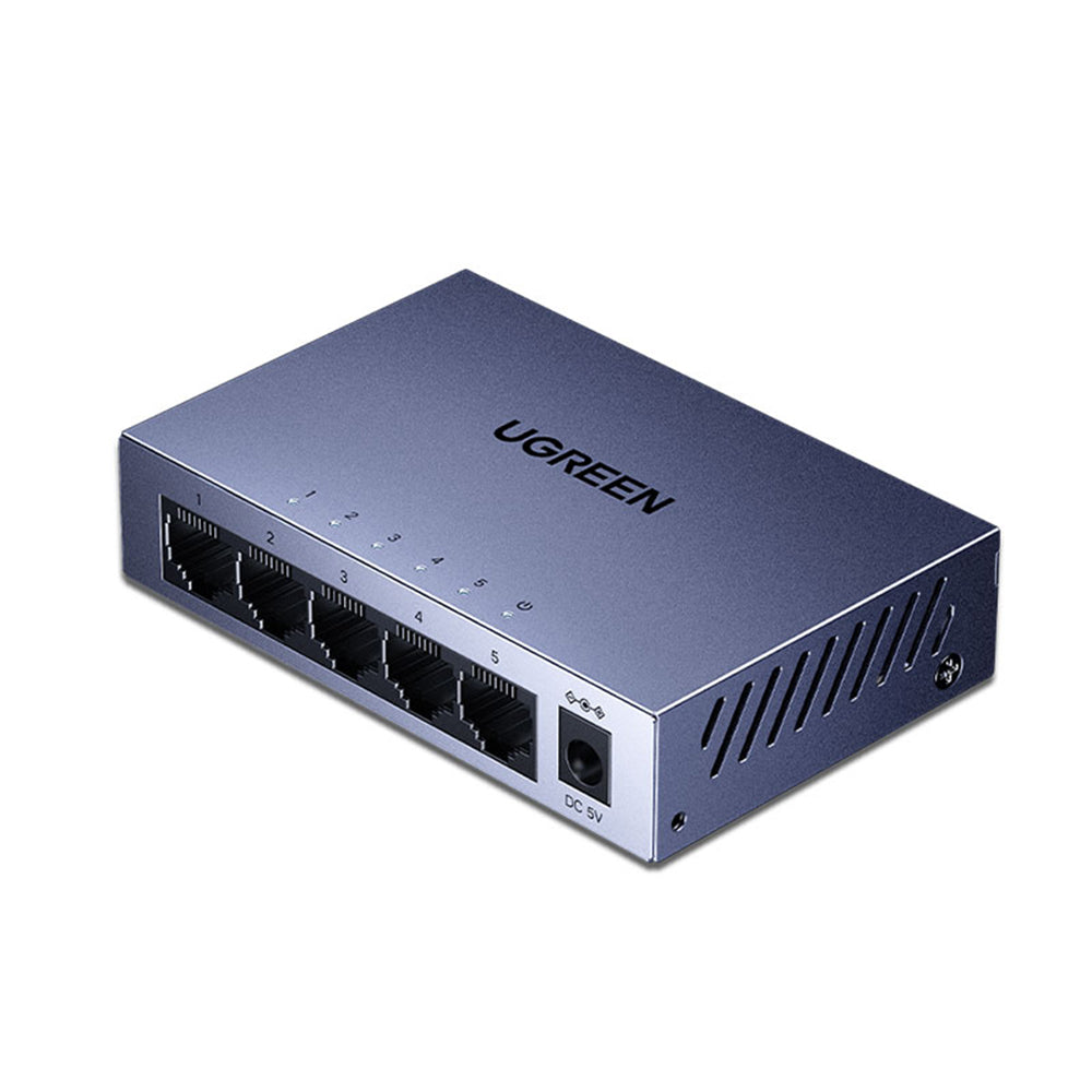 UGREEN CM933 mrežni prekidač (65956EU), 5 x RJ45, Crna