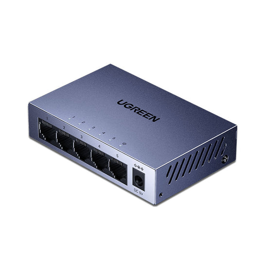 UGREEN CM933 mrežni prekidač (65956EU), 5 x RJ45, Crna