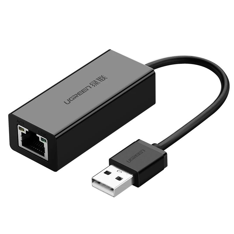 Mrežna kartica UGREEN CR110, RJ45, USB, Crna
