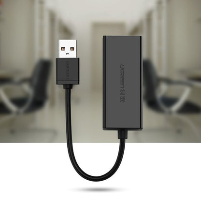 Mrežna kartica UGREEN CR110, RJ45, USB, Crna