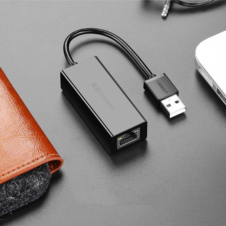 Mrežna kartica UGREEN CR110, RJ45, USB, Crna