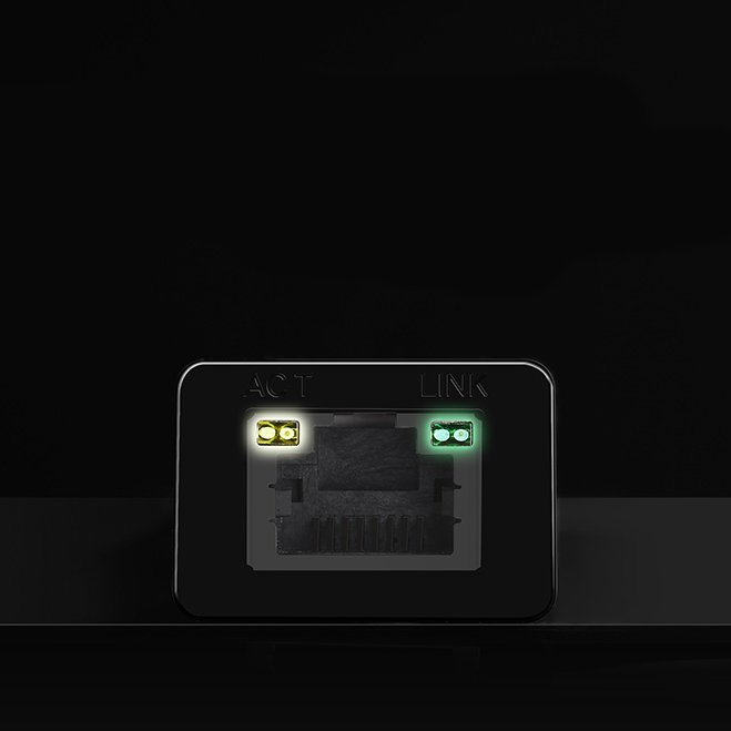 Mrežna kartica UGREEN CR110, RJ45, USB, Crna