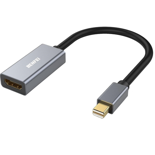 Benfei video adapter, MiniDisplayPort - HDMI, Siva