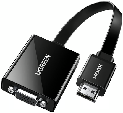 Video adapter UGREEN CM611 (90813), HDMI - VGA, 1080P, Crna