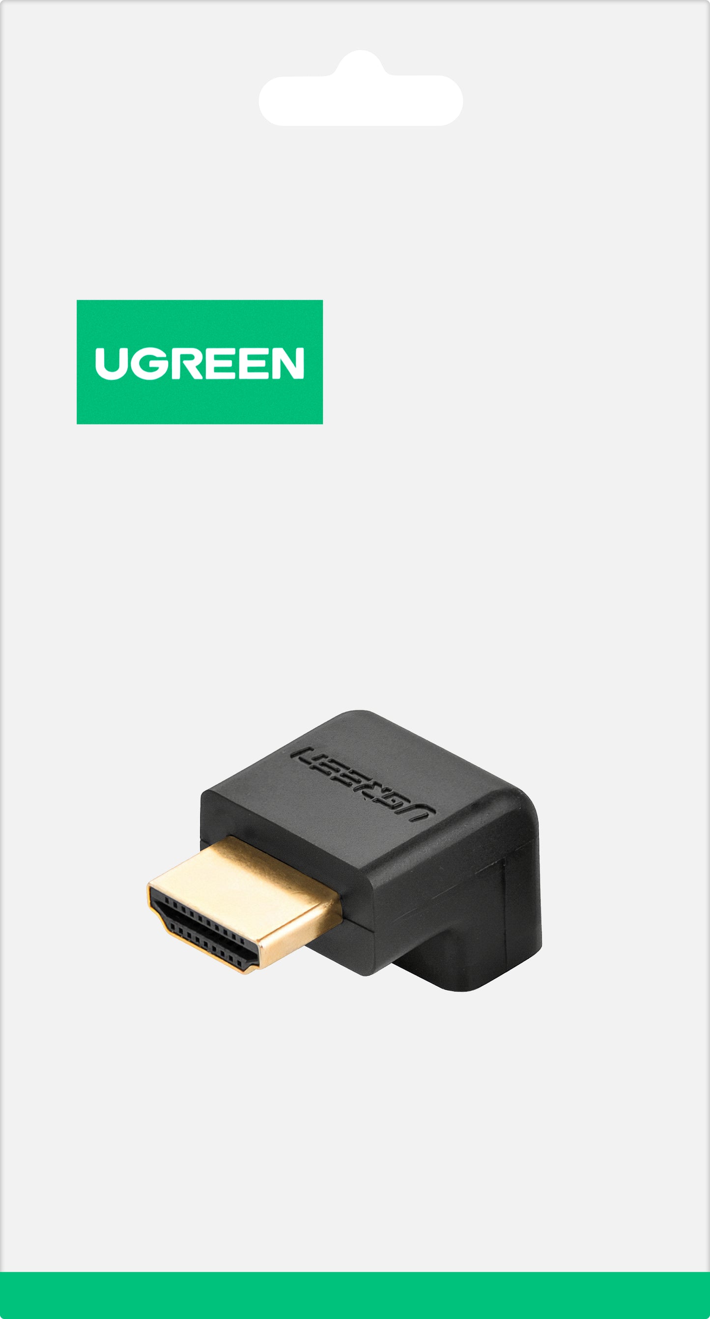 Video adapter UGREEN HD112 Down Angle, HDMI - HDMI, 4K, Crni