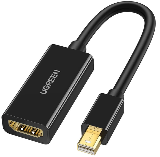 Video adapter UGREEN MD112, MiniDisplayPort - HDMI, Crni