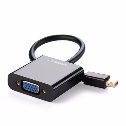 Video adapter UGREEN, MiniDisplayPort - VGA, 1080P, Crni