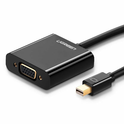 Video adapter UGREEN, MiniDisplayPort - VGA, 1080P, Crni