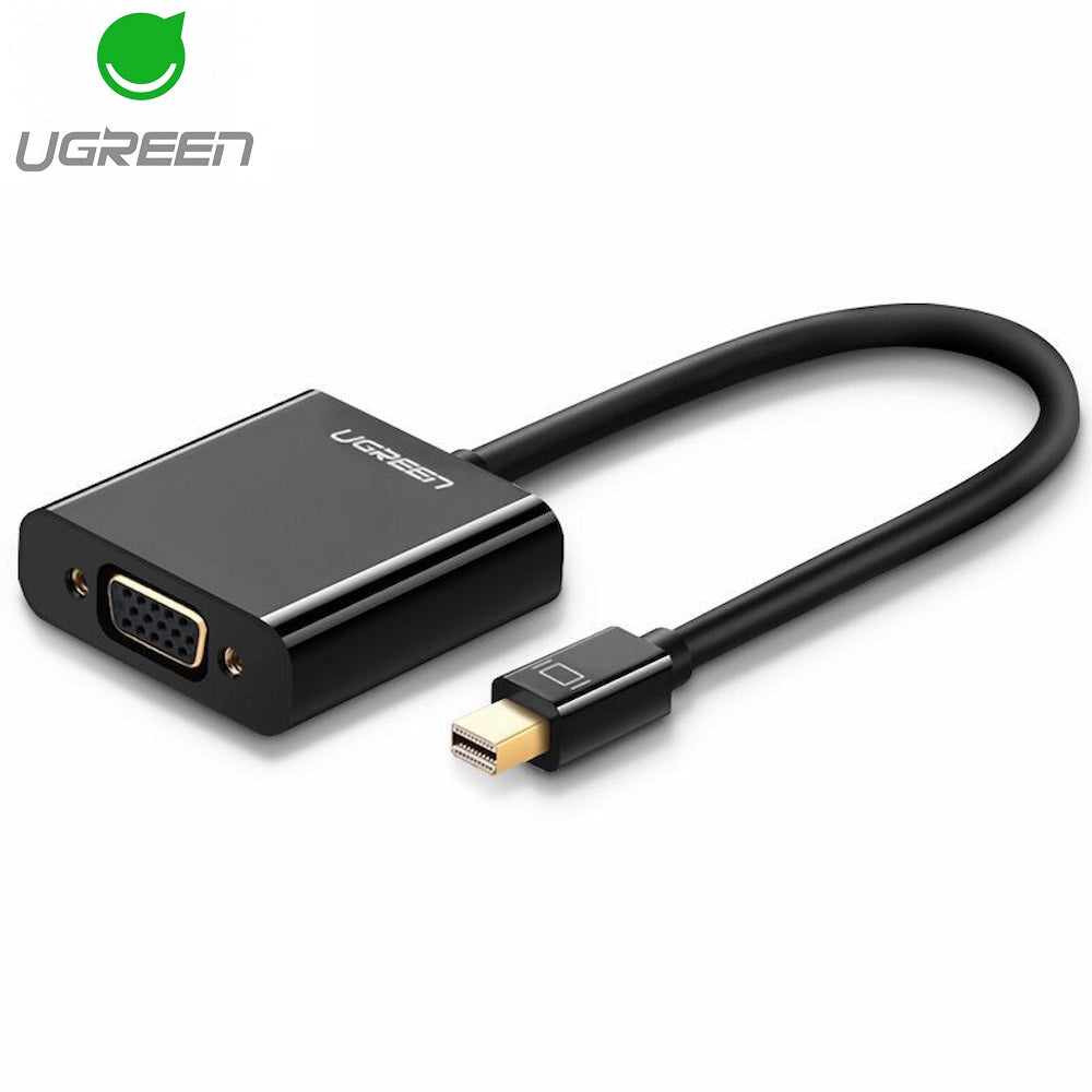 Video adapter UGREEN, MiniDisplayPort - VGA, 1080P, Crni