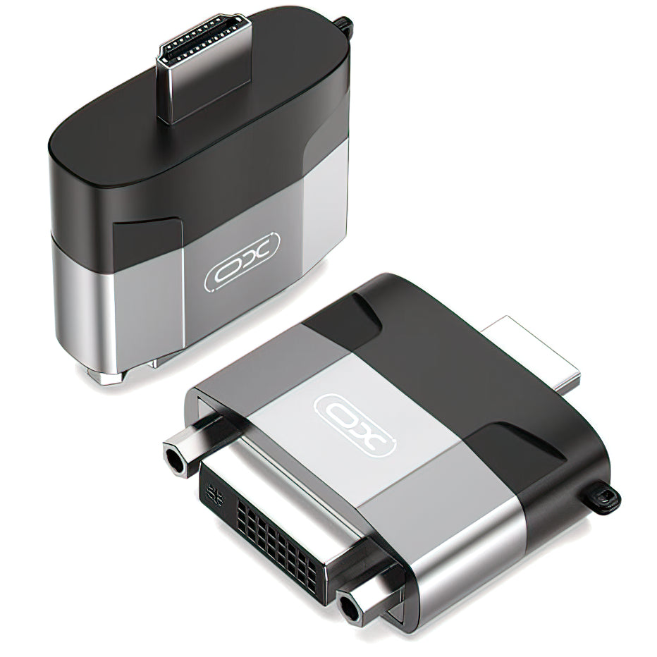 Adapter Video XO Design GB013, HDMI - DVI, Sivi