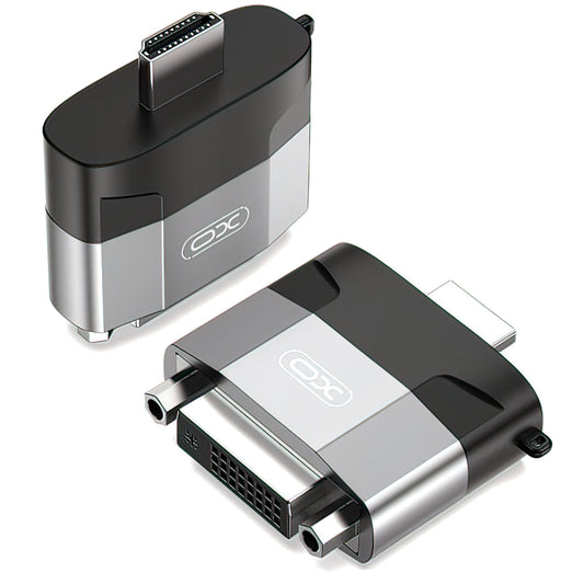 XO Design GB013 Video Adapter, HDMI - DVI, 1080P, Siva
