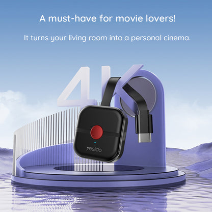 Bežični multimedijalni adapter Yesido TV10, Crni