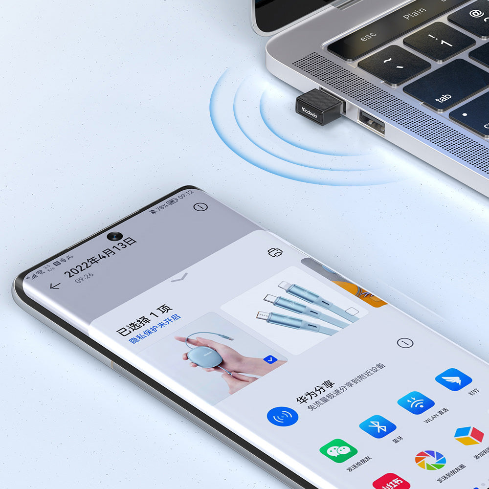 Bežični adapter McDodo OT-1580, Crni