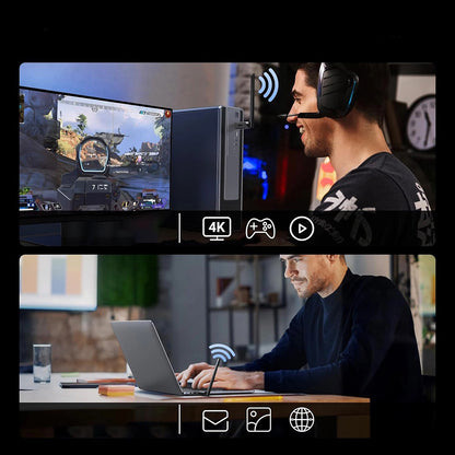 Bežični adapter UGREEN AX900 (75109), Dual Band, Wi-Fi 6, 600Mbps, Crni