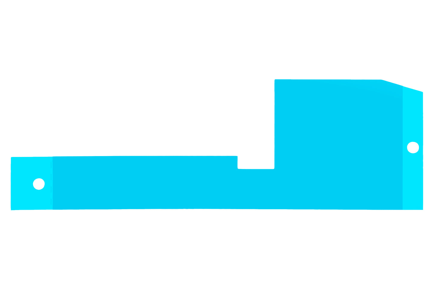 Ljepljiva traka za bateriju Motorola Edge 60 Neo, lijeva, Service Pack 5948C31454