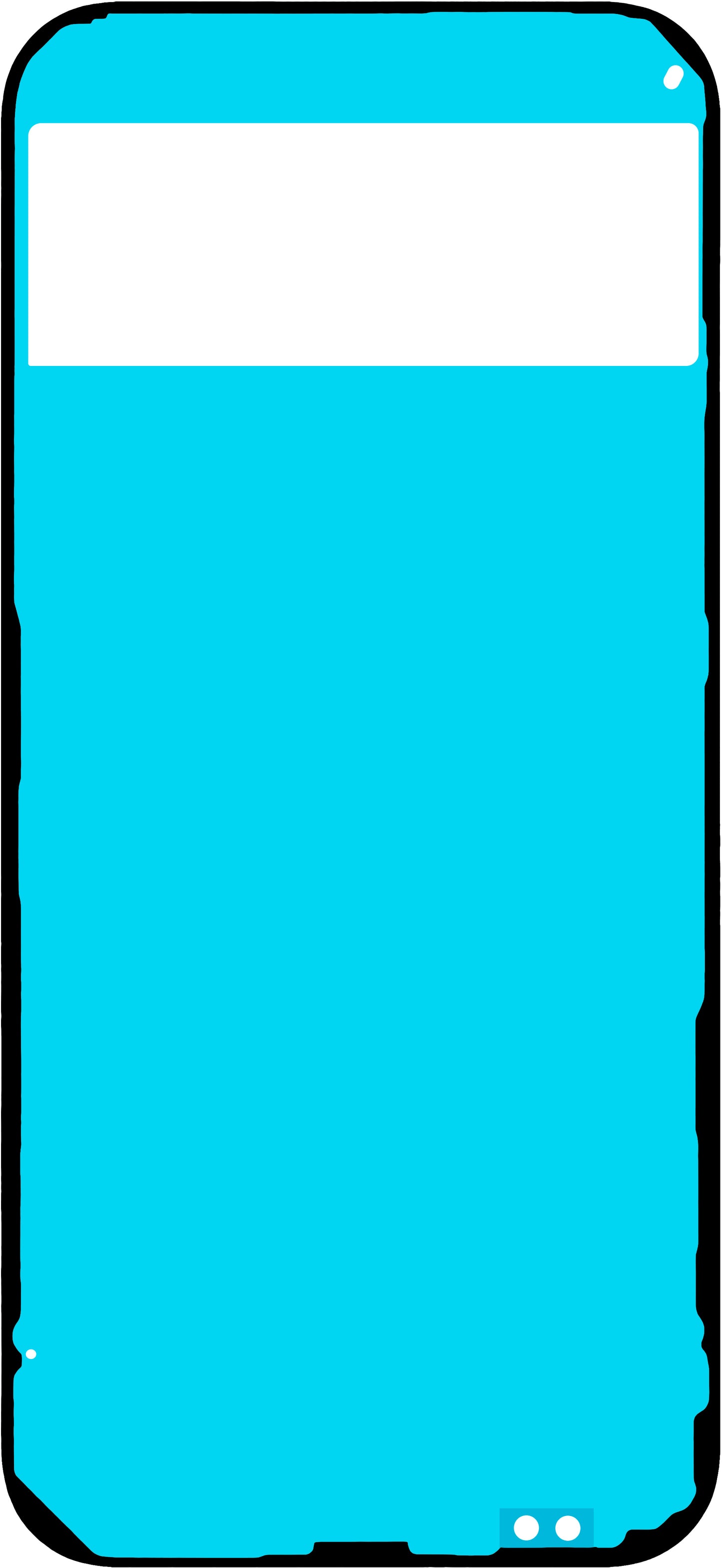 Ljepilo za poklopac baterije Google Pixel 9 Pro, Service Pack G806-12942-00