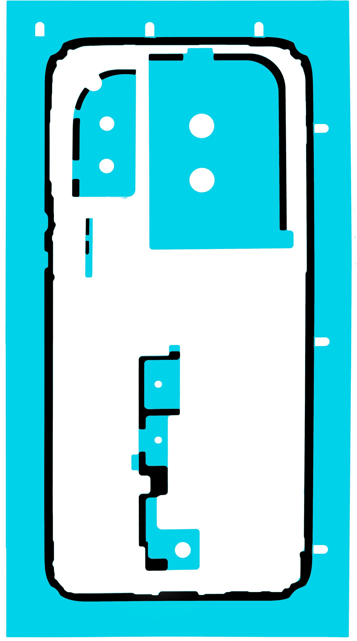 Ljepilo za poklopac baterije Huawei Pura 80 Pro / Pura 80 Ultra, Service Pack 51630MRC