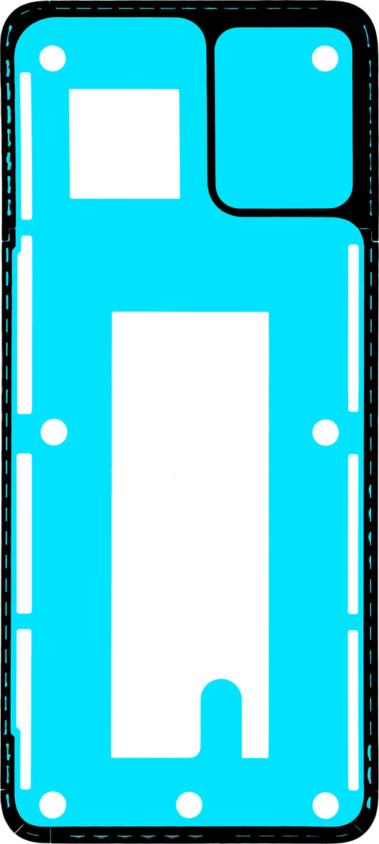 Ljepilo za poklopac baterije Motorola Moto E13, Service Pack 5D78C23203