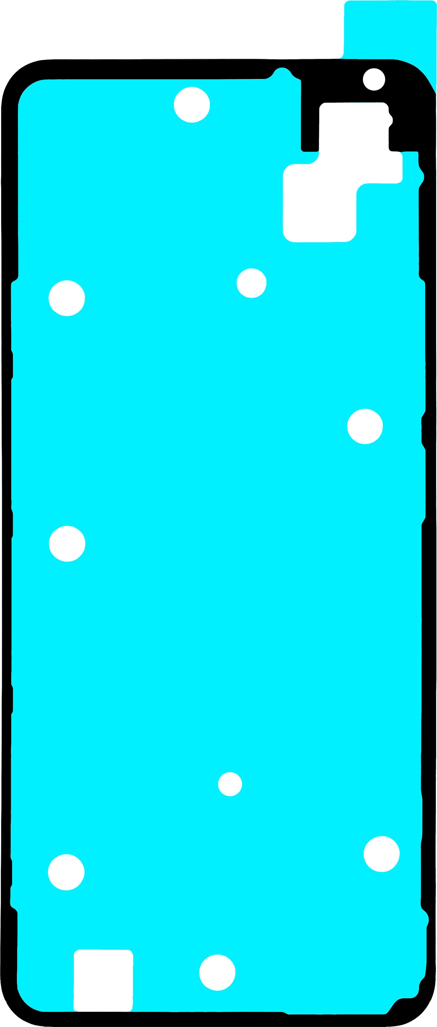 Ljepilo za poklopac baterije Realme Note 70T, Service Pack 612717000818