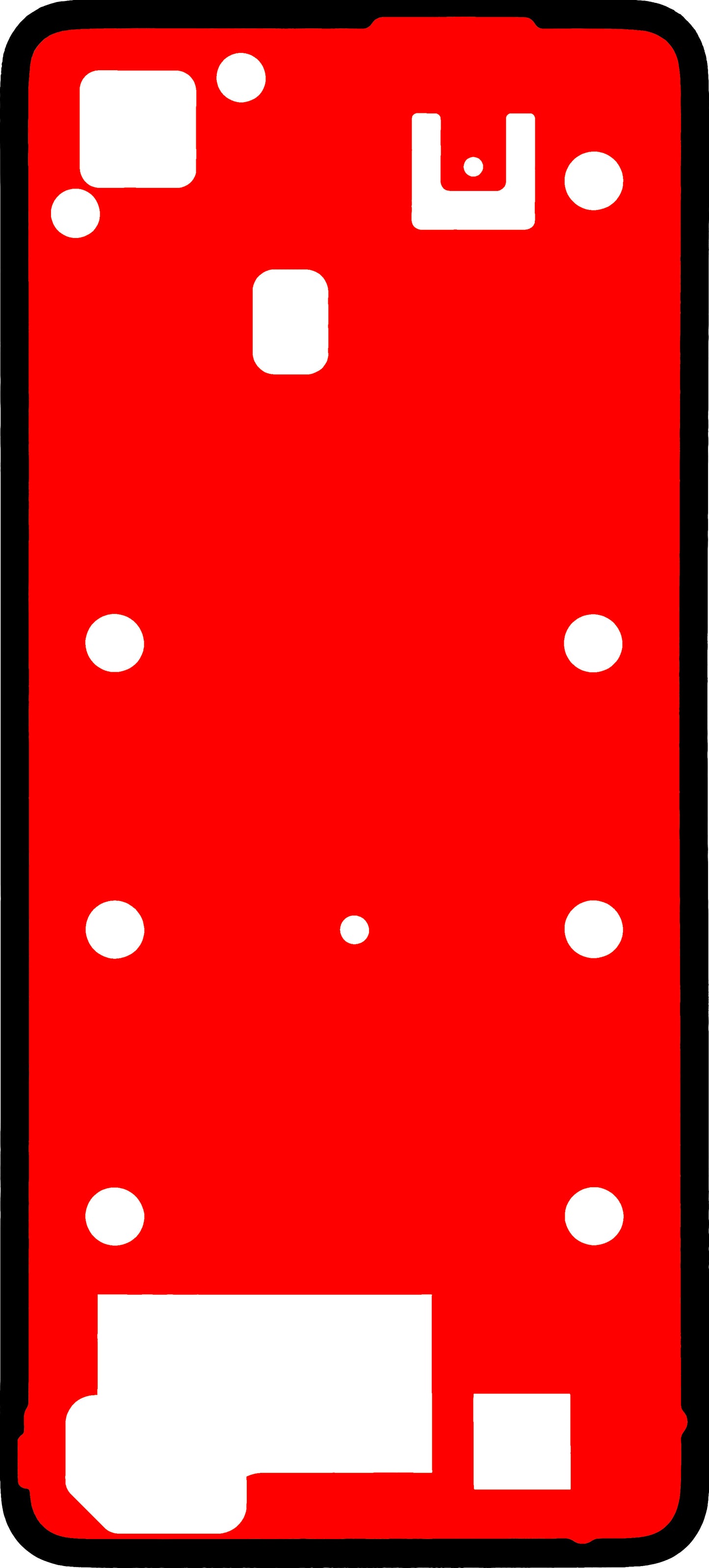 Ljepilo za poklopac baterije Realme C75 4G, Service Pack 612717000532