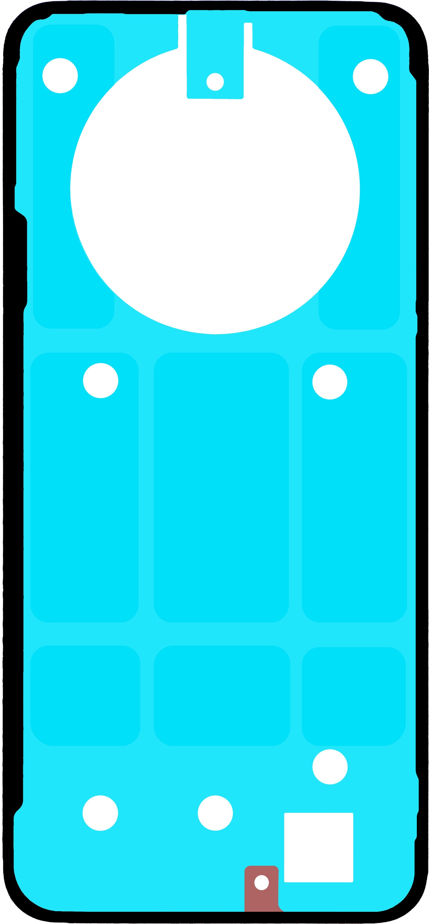 Ljepilo za poklopac baterije Realme 14 Pro+, Service Pack 612717000564