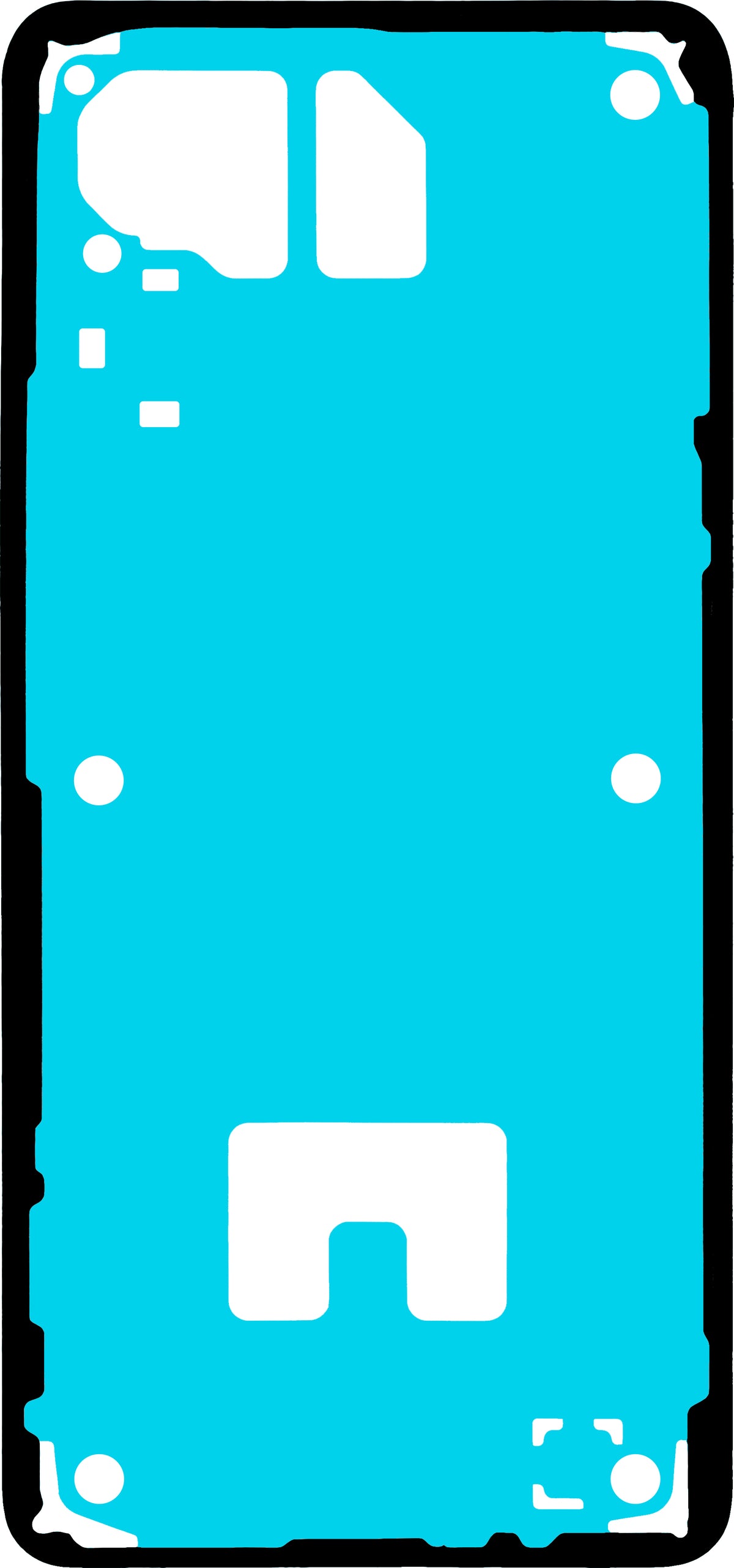 Ljepilo za poklopac baterije Realme 16 Pro+, Service Pack 612717000972