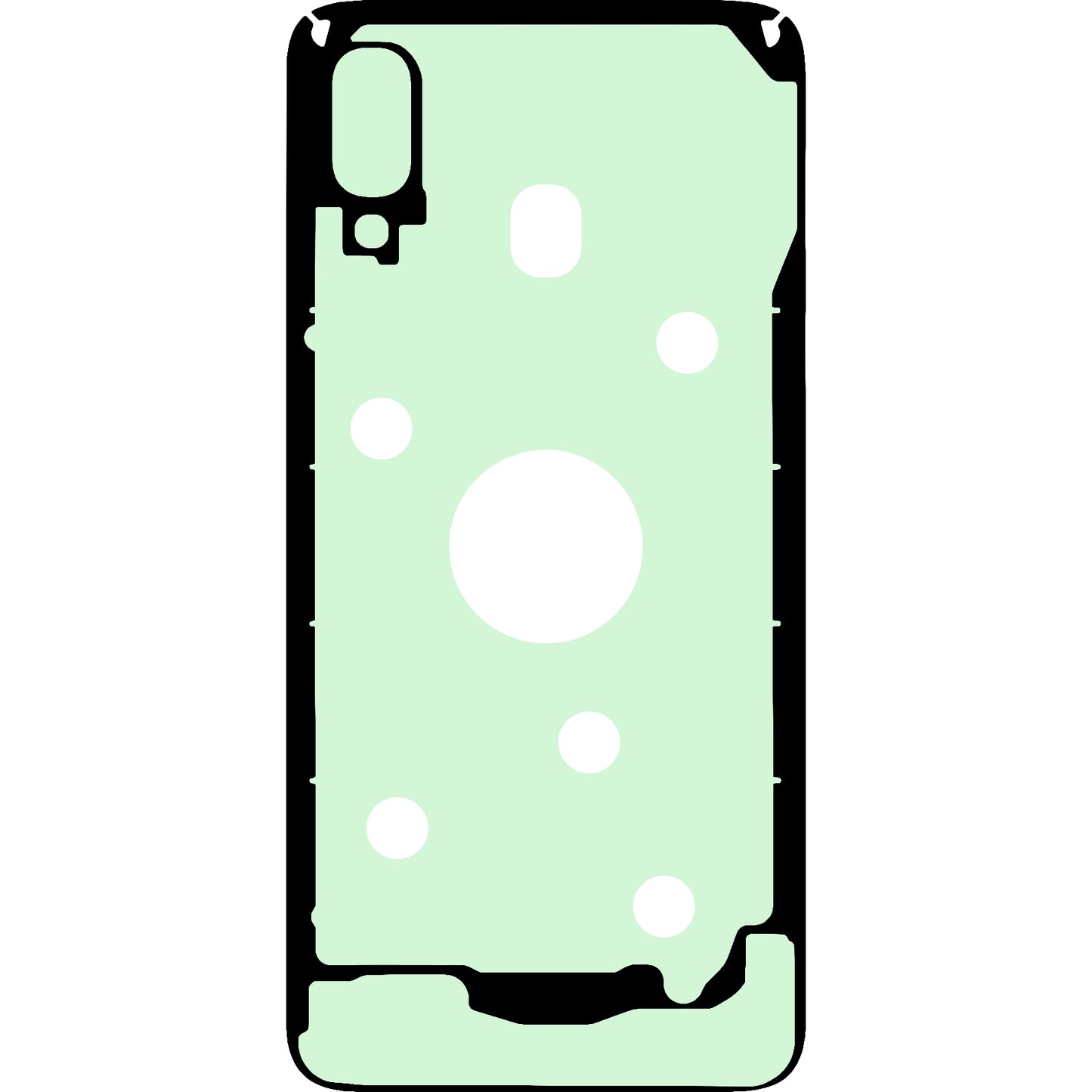 Ljepilo za poklopac baterije Samsung Galaxy A40 A405, Service Pack GH02-17850A
