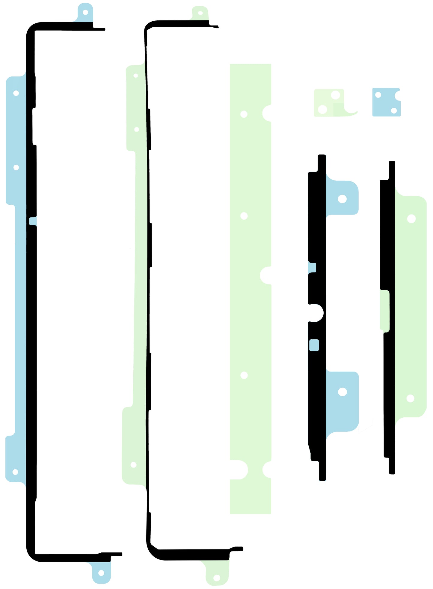 Ljepilo za zaslon Samsung Galaxy Tab S6, Service Pack GH82-20768A