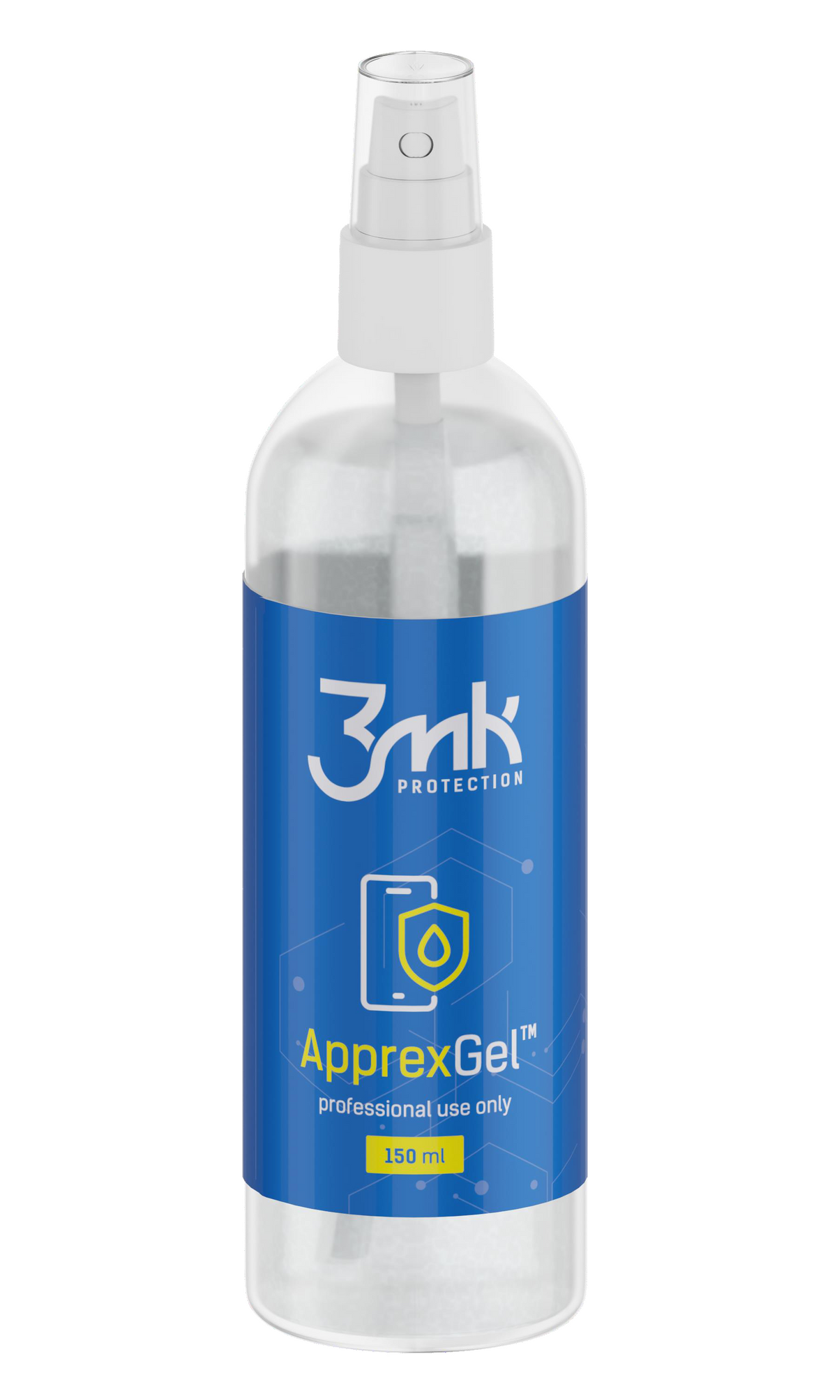 Gel otopina 3MK ApprexGel za postavljanje zaštitne folije od plastike/silikona, 150 ml