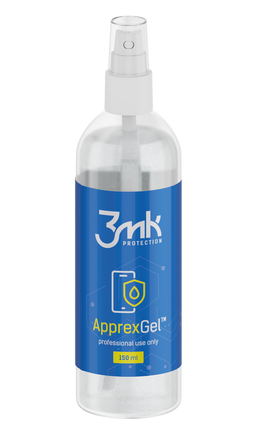 Gel otopina 3MK ApprexGel za postavljanje zaštitne folije od plastike/silikona, 150 ml