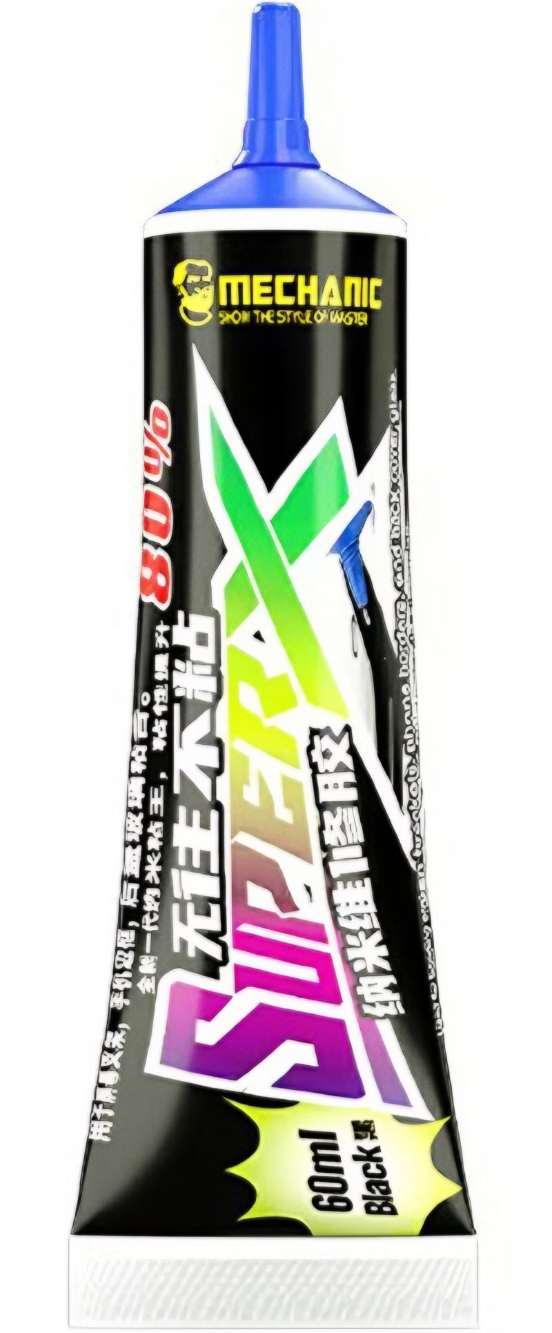 Tekuće ljepilo Mechanic Super X, 60ml, Crno