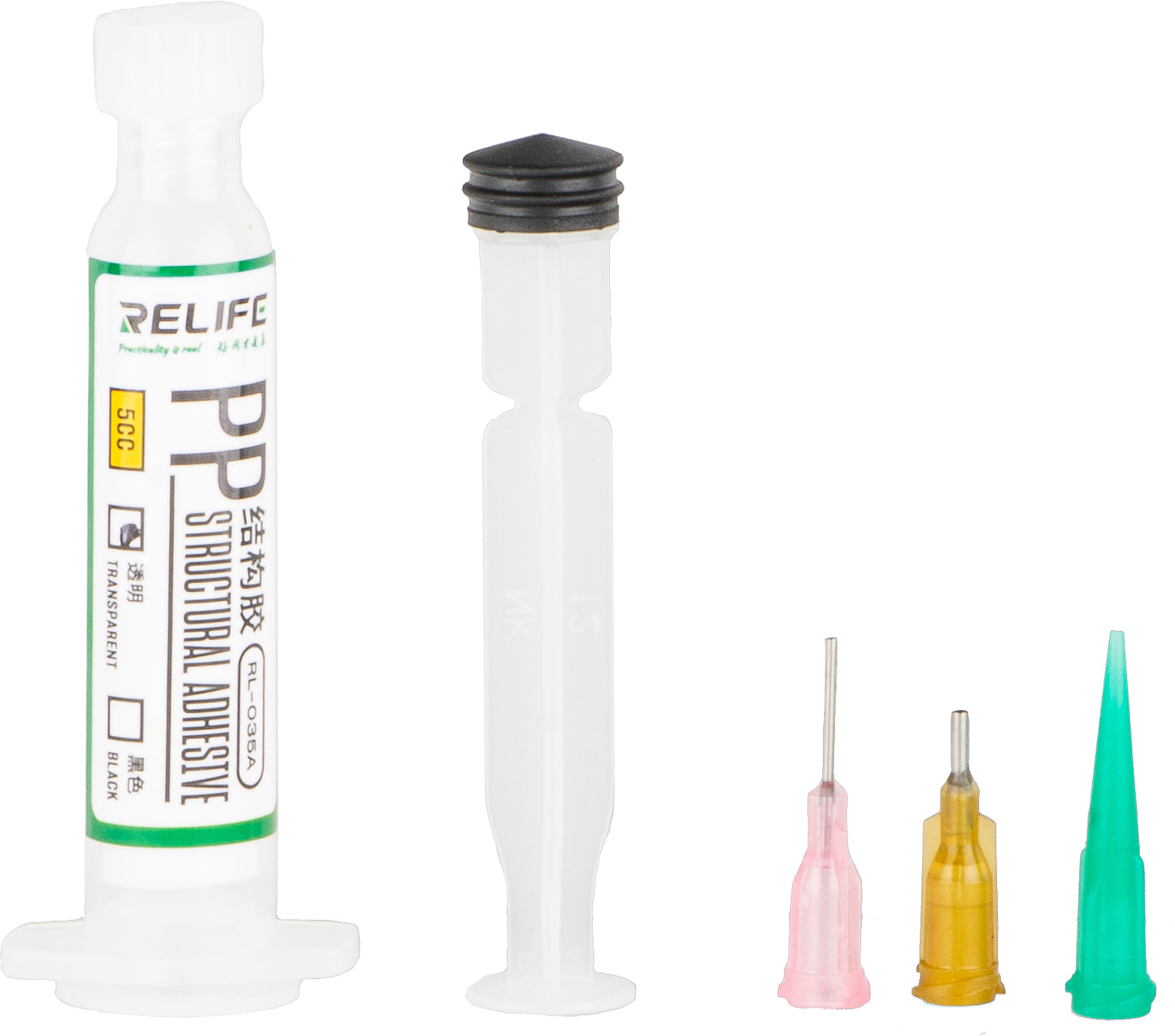Relife RL-035A PP tekuće ljepilo, šprica, 5ml, prozirno