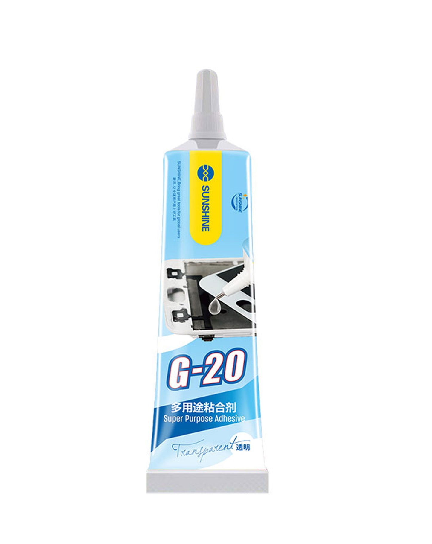 Tekuće ljepilo Sunshine G-20, 15ml, Prozirno